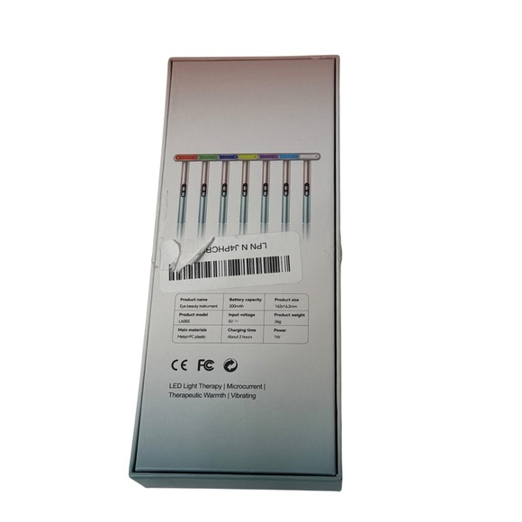 Fxtiaa led red Light Wand for eyes face neck hands new in box travel - Picture 3 of 4